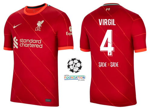 FC Liverpool 2021-2022 Home UCL + Spielernummer