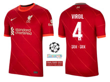 Cargar imagen en el visor de la galería, FC Liverpool Champions League Final Paris 2022 + Spielernummer