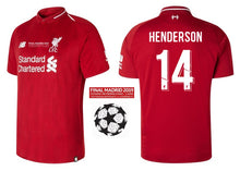 Laden Sie das Bild in den Galerie-Viewer, FC Liverpool Champions League Final Madrid 2019 - Henderson 14