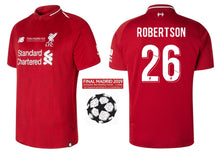 Cargar imagen en el visor de la galería, FC Liverpool Champions League Final Madrid 2019 - Robertson 26