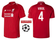 將圖片載入圖庫檢視器 FC Liverpool Champions League Final Madrid 2019 - Virgil 4