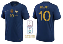 將圖片載入圖庫檢視器 Frankreich WM Finale 2022 Home - Mbappe 10