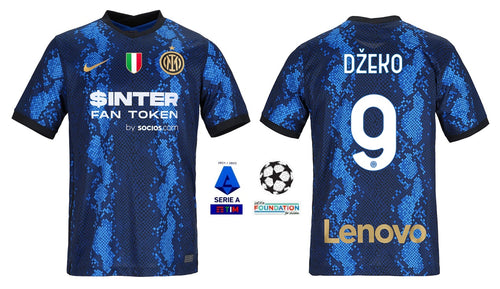 Inter Mailand 2021-2022 Home - Dzeko 9