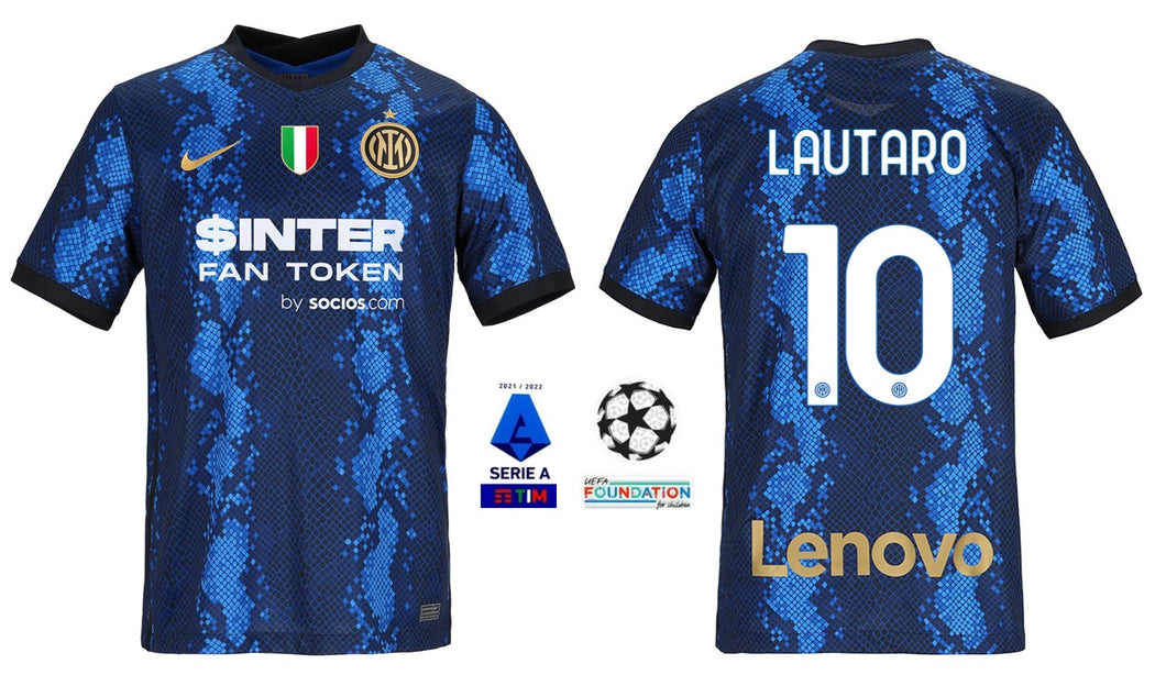 Inter Mailand 2021-2022 Home - Lautaro 10