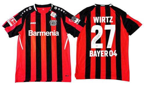 Bayer 04 Leverkusen 2021-2022 Home Signiert - Wirtz 27