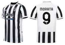 Laden Sie das Bild in den Galerie-Viewer, Juventus Turin 2021-2022 Home - Morata 9