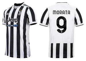 Juventus Turin 2021-2022 Home - Morata 9