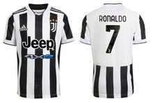 Cargar imagen en el visor de la galería, Juventus Turin 2021-2022 Home - Ronaldo 7