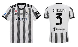 Juventus Turin 2021-2022 Home - Chiellini 3 I THE GREAT CHIELLO