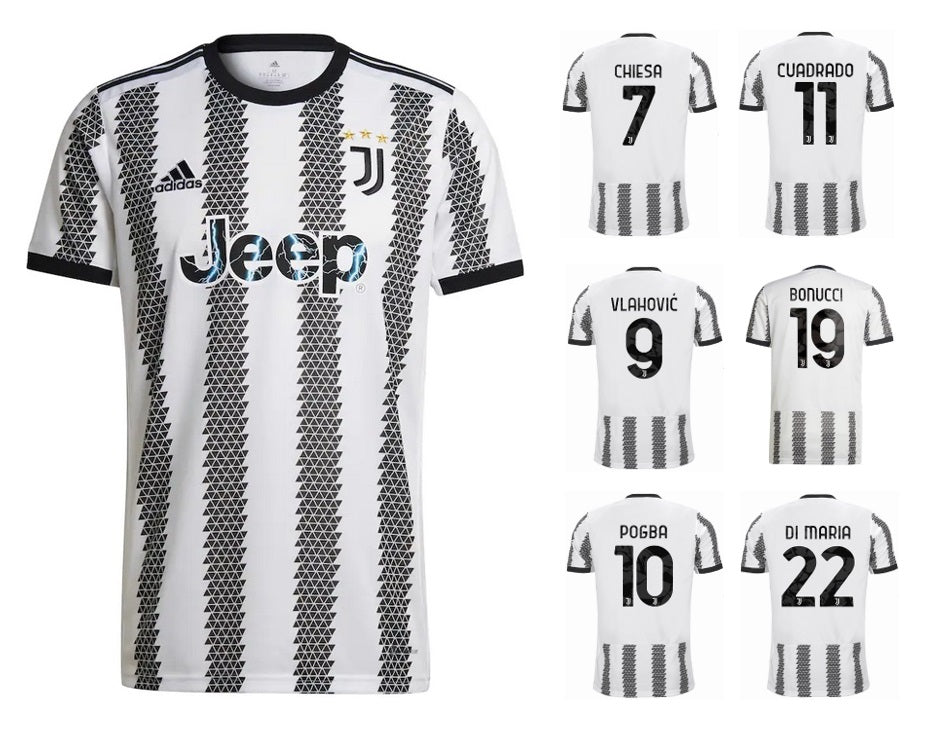 Juventus Turin 2022-2023 Home + Spielernummer