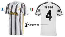 Cargar imagen en el visor de la galería, Juventus Turin 2020-2021 Home Serie A - De Ligt 4