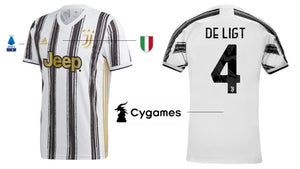 Juventus Turin 2020-2021 Home Serie A - De Ligt 4