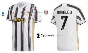 Juventus Turin 2020-2021 Home Serie A - Ronaldo 7