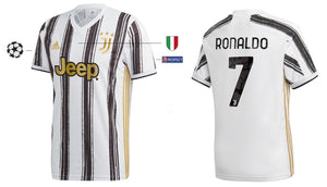 Juventus Turin 2020-2021 Home UCL - Ronaldo 7