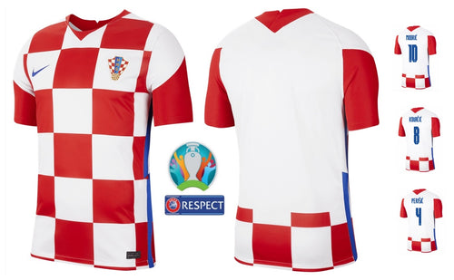 Kroatien EURO 2020 Home + Spielernummer