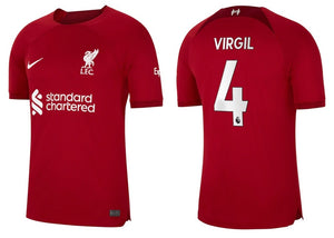 FC Liverpool 2022-2023 Home + Spielernummer I Mein Name