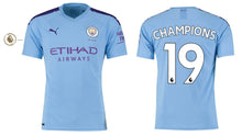 Load image into Gallery viewer, Manchester City 2019-2020 Home PL - Champions 19