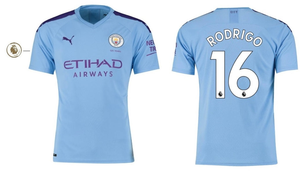 Manchester City 2019-2020 Home PL - Rodrigo 16