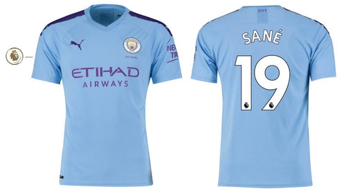 Manchester City 2019-2020 Home PL - Sane 19