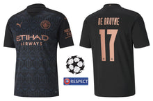 Laden Sie das Bild in den Galerie-Viewer, Manchester City 2020-2021 Away UCL - De Bruyne 17