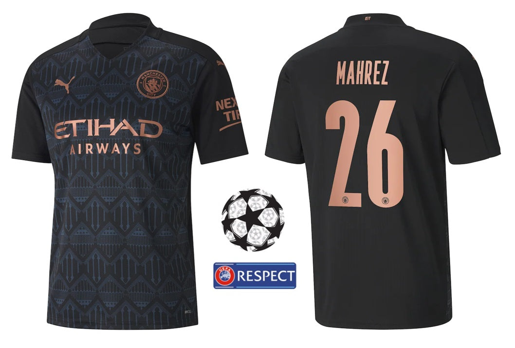 Manchester City 2020-2021 Away UCL - Mahrez 26