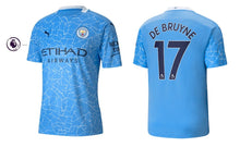 將圖片載入圖庫檢視器 Manchester City 2020-2021 Home PL - De Bruyne 17