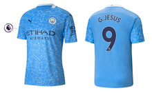 Cargar imagen en el visor de la galería, Manchester City 2020-2021 Home PL - G. Jesus 9