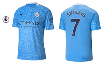 Load image into Gallery viewer, Manchester City 2020-2021 Home PL - Sterling 7