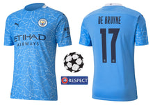 Charger l&#39;image dans la galerie, Manchester City 2020-2021 Home UCL - De Bruyne 17