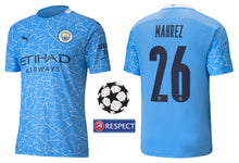 Laden Sie das Bild in den Galerie-Viewer, Manchester City 2020-2021 Home UCL - Mahrez 26