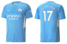 將圖片載入圖庫檢視器 Manchester City 2021-2022 Home - De Bruyne 17