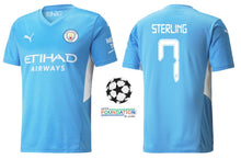 Load image into Gallery viewer, Manchester City 2021-2022 Home UCL - Sterling 7