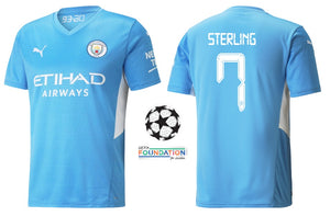 Manchester City 2021-2022 Home UCL - Sterling 7