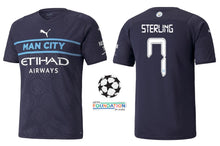 Load image into Gallery viewer, Manchester City 2021-2022 Third UCL - Sterling 7