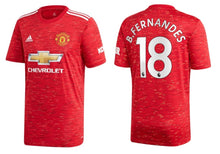 將圖片載入圖庫檢視器 Manchester United 2020-2021 Home PL - B. Fernandes 18