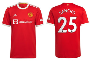 Manchester United 2021-2022 Home - Sancho 25