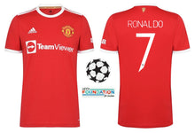 Laden Sie das Bild in den Galerie-Viewer, Manchester United 2021-2022 Home UCL - Ronaldo 7