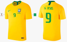 Cargar imagen en el visor de la galería, Brasilien WM 2018 Home - G. Jesus 9