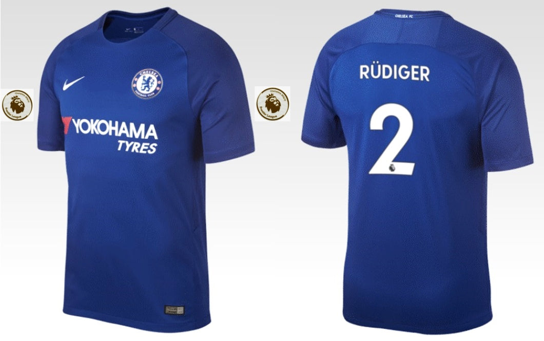 FC Chelsea 2017-2018 Home PL - Rüdiger 2