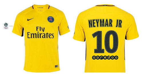 Paris Saint-Germain 2017-2018 Away Ligue 1 - Neymar Jr 10