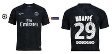 Cargar imagen en el visor de la galería, Paris Saint-Germain 2017-2018 Third UCL - Mbappe 29