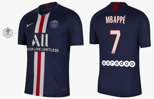 Paris Saint-Germain 2019-2020 Home L1 - Mbappe 7