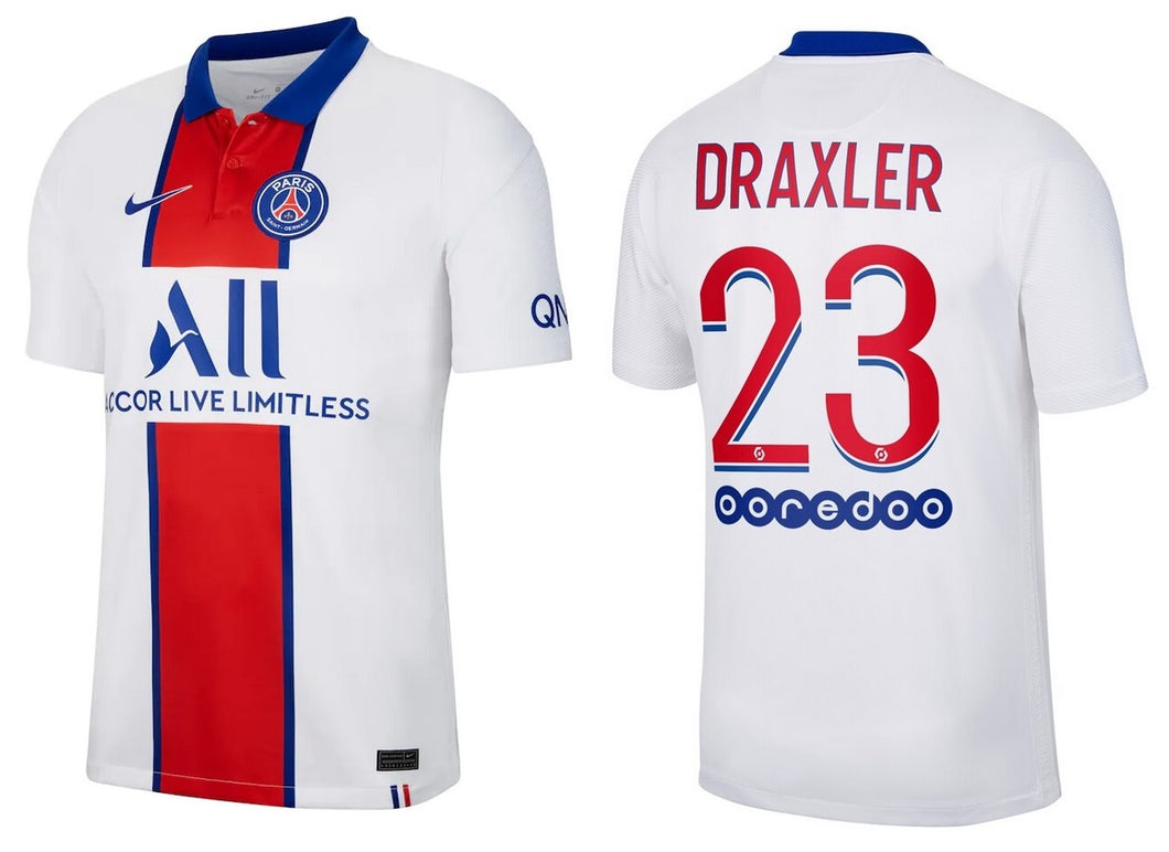 Paris Saint-Germain 2020-2021 Away Draxler 23 – maratoni