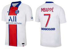 將圖片載入圖庫檢視器 Paris Saint-Germain 2020-2021 Away - Mbappe 7