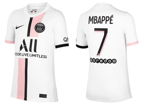 Paris Saint-Germain 2021-2022 Away Ligue 1 - Mbappe 7