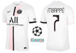 Paris Saint-Germain 2021-2022 Away UCL - Mbappe 7