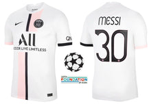 Cargar imagen en el visor de la galería, Paris Saint-Germain 2021-2022 Away UCL - Messi 30