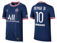 將圖片載入圖庫檢視器 Paris Saint-Germain 2021-2022 Home Ligue 1 - Neymar Jr 10