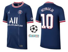 Load image into Gallery viewer, Paris Saint-Germain 2021-2022 Home UCL - Neymar Jr 10