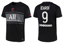 Cargar imagen en el visor de la galería, Paris Saint-Germain 2021-2022 Third Ligue 1 - Icardi 9